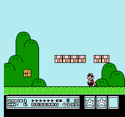 A Hammer Bro. arena with a treasure box