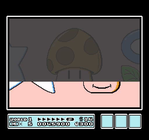 The third segment of the roulette highlighted with the star near the left of the screen